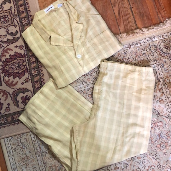 VINTAGE 60’s Mens sz Large Ron Chereskin Plaid PJs - Picture 2 of 14